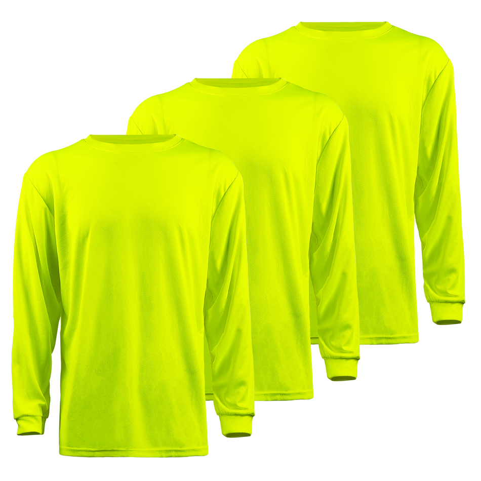 SMASYS Hi-Vis Safety Shirts, Long Sleeve Sweatshirts