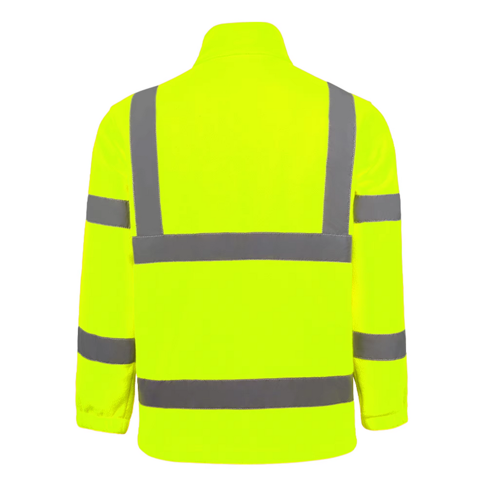 SMASYS High Vis Fleece Sweatshirt Reflective Hoodie