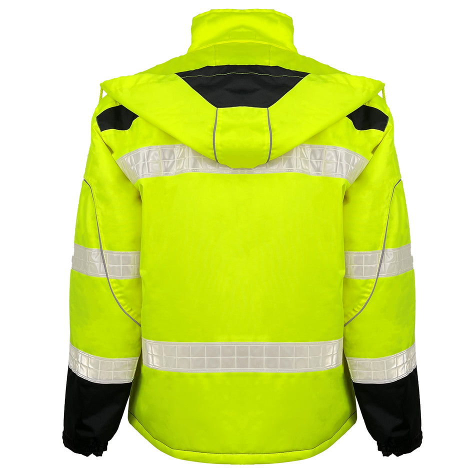 SMASYS Hi-Vis Class 2 Safety Jacket, Premium Reflective Jacket