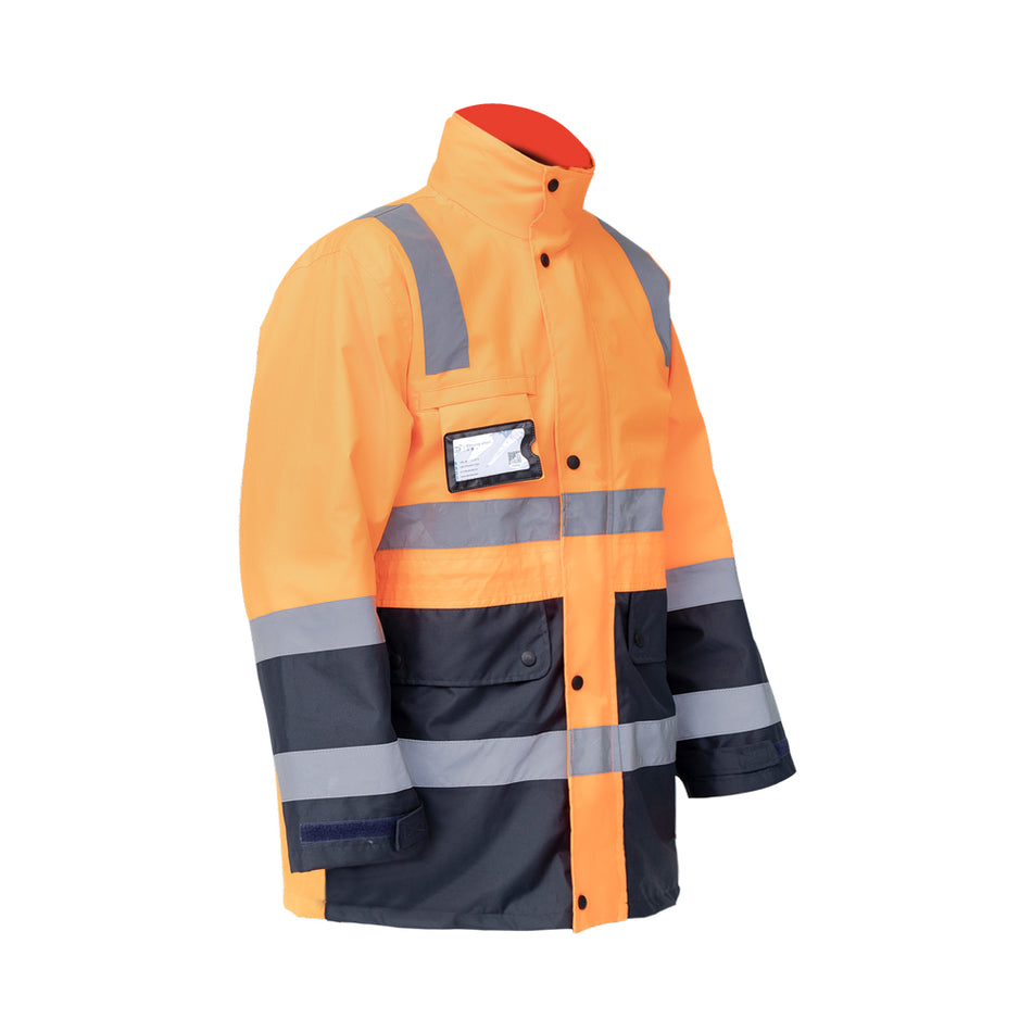 SMASYS Winter Multifunction Reflective Security Safety Workwear 6-in-1 Jacket