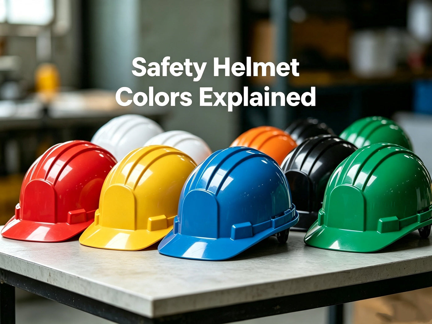 Hard Hat Colors Explained —— A Quick Guide to Common Colors and Their Meanings