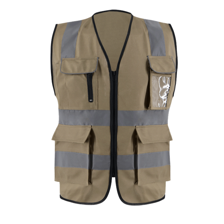 Gilet de sécurité réfléchissant haute visibilité SMASYS avec poches