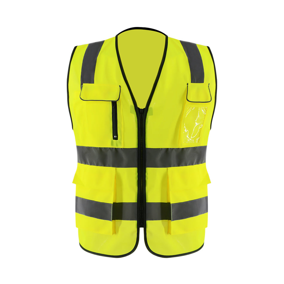 Gilet de sécurité réfléchissant haute visibilité SMASYS avec poches