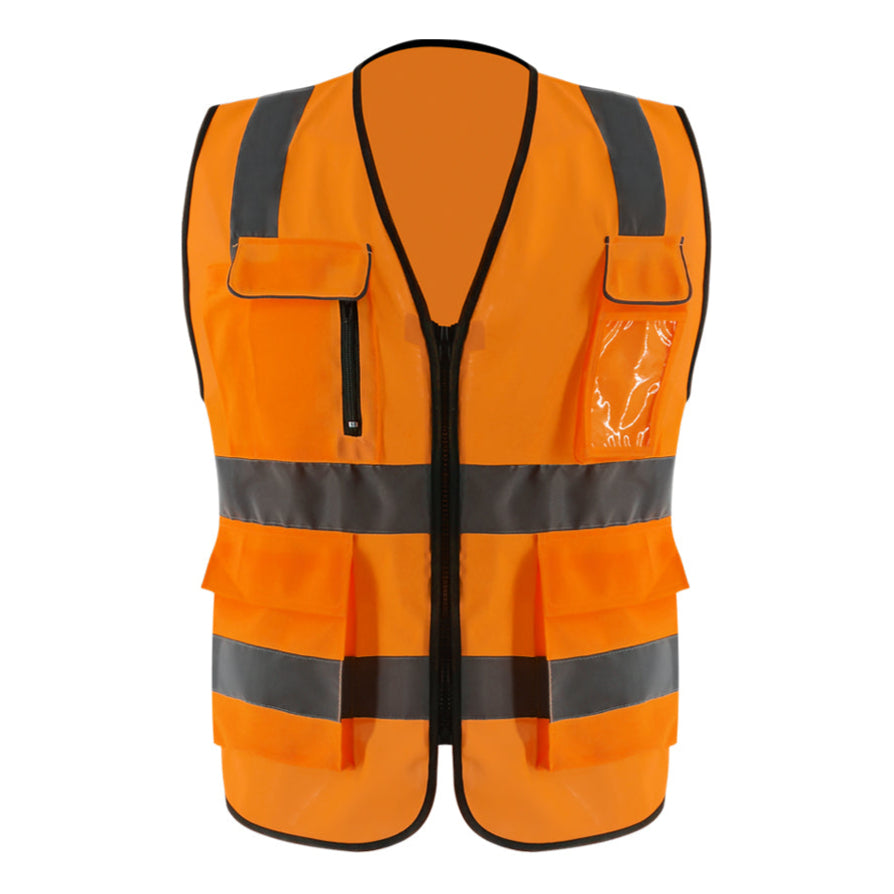 Gilet de sécurité réfléchissant haute visibilité SMASYS avec poches