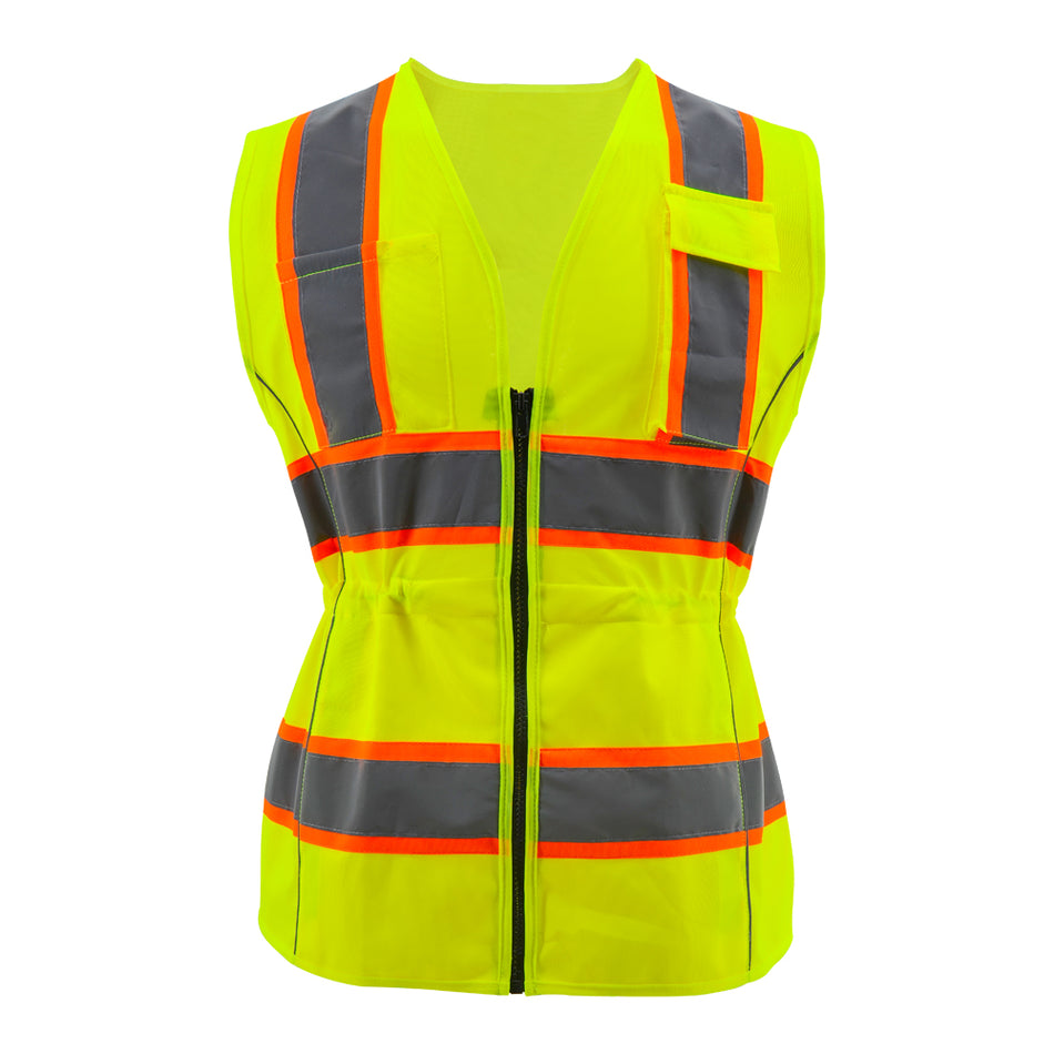 SMASYS Safety Vest Reflective for Women, High Visibility Construction Vest
