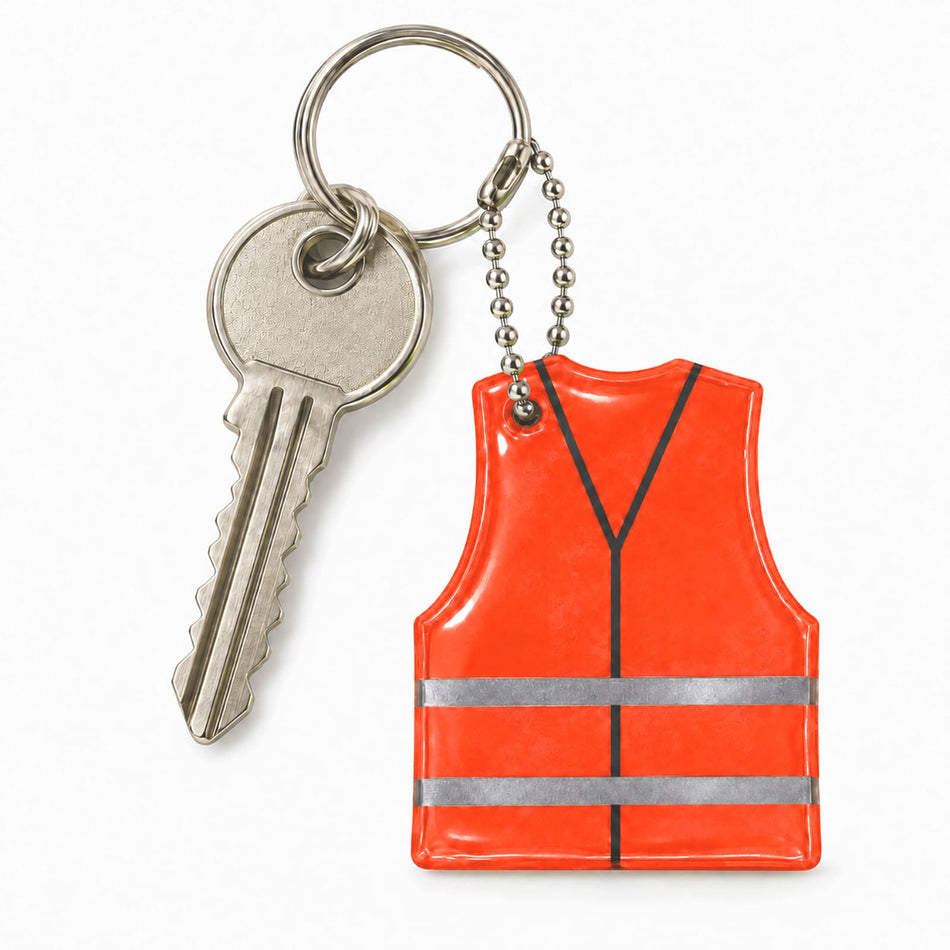 SMASYS Vest Shape Reflective Keychain Tags