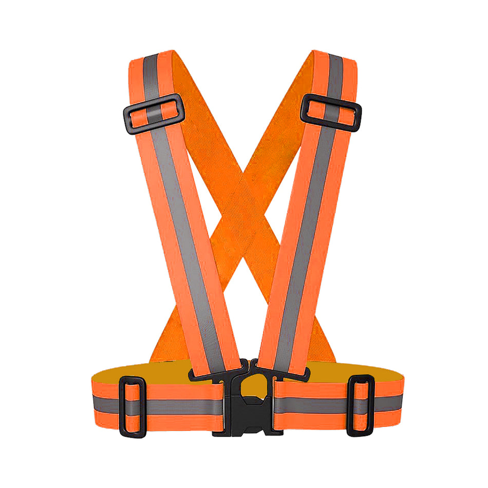 Ceinture de course réfléchissante réglable et légère SMASYS pour cyclisme haute visibilité