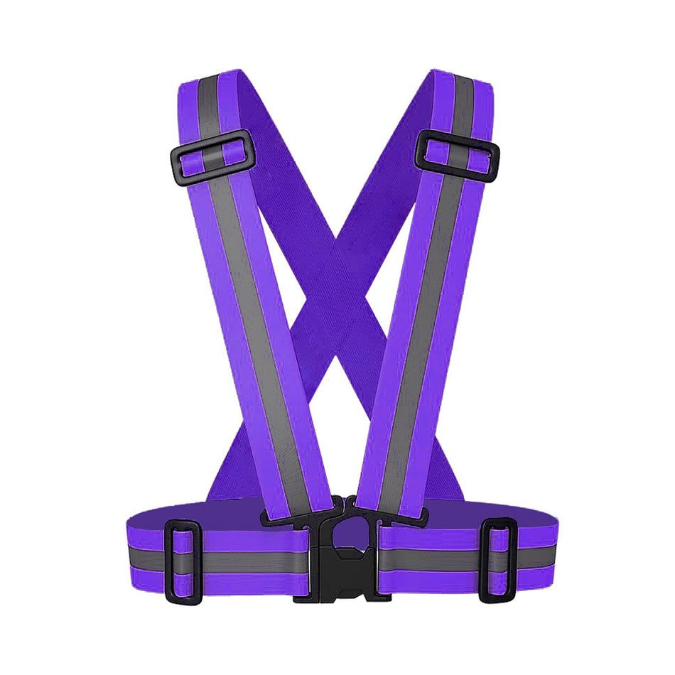Ceinture de course réfléchissante réglable et légère SMASYS pour cyclisme haute visibilité