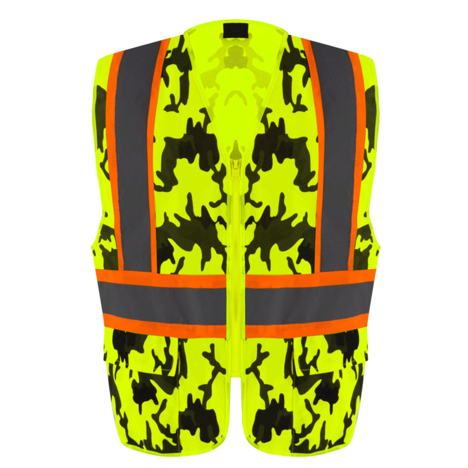 SMASYS Camouflage Safety Vest, Hunting Vest with Multi Pockets