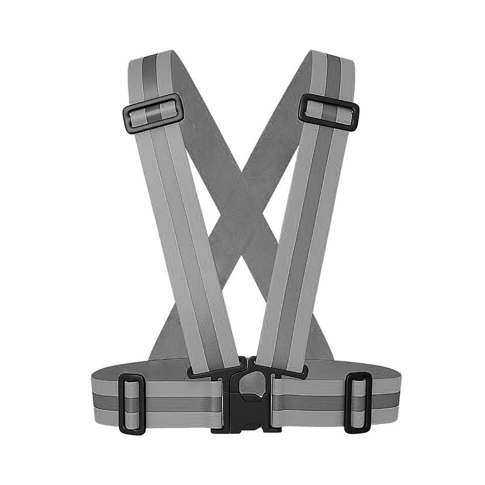 Ceinture de course réfléchissante réglable et légère SMASYS pour cyclisme haute visibilité