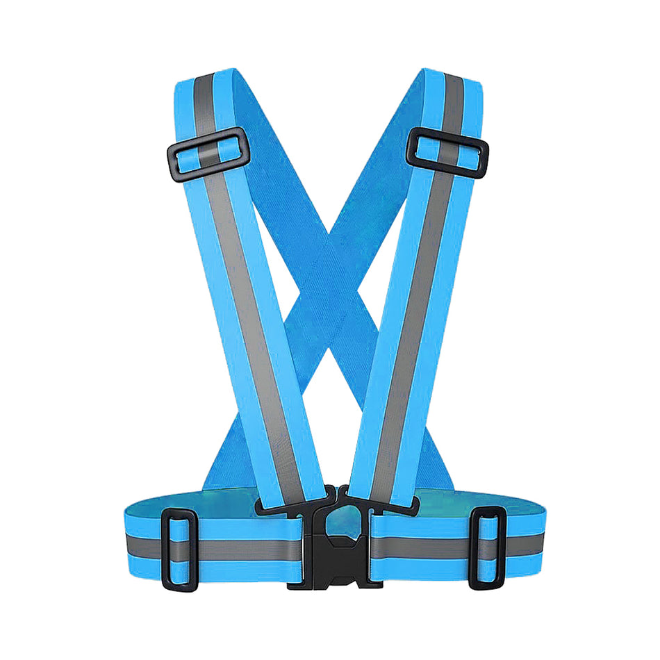 Ceinture de course réfléchissante réglable et légère SMASYS pour cyclisme haute visibilité