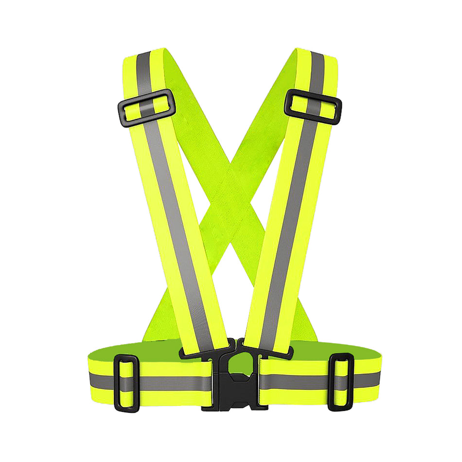 Ceinture de course réfléchissante réglable et légère SMASYS pour cyclisme haute visibilité