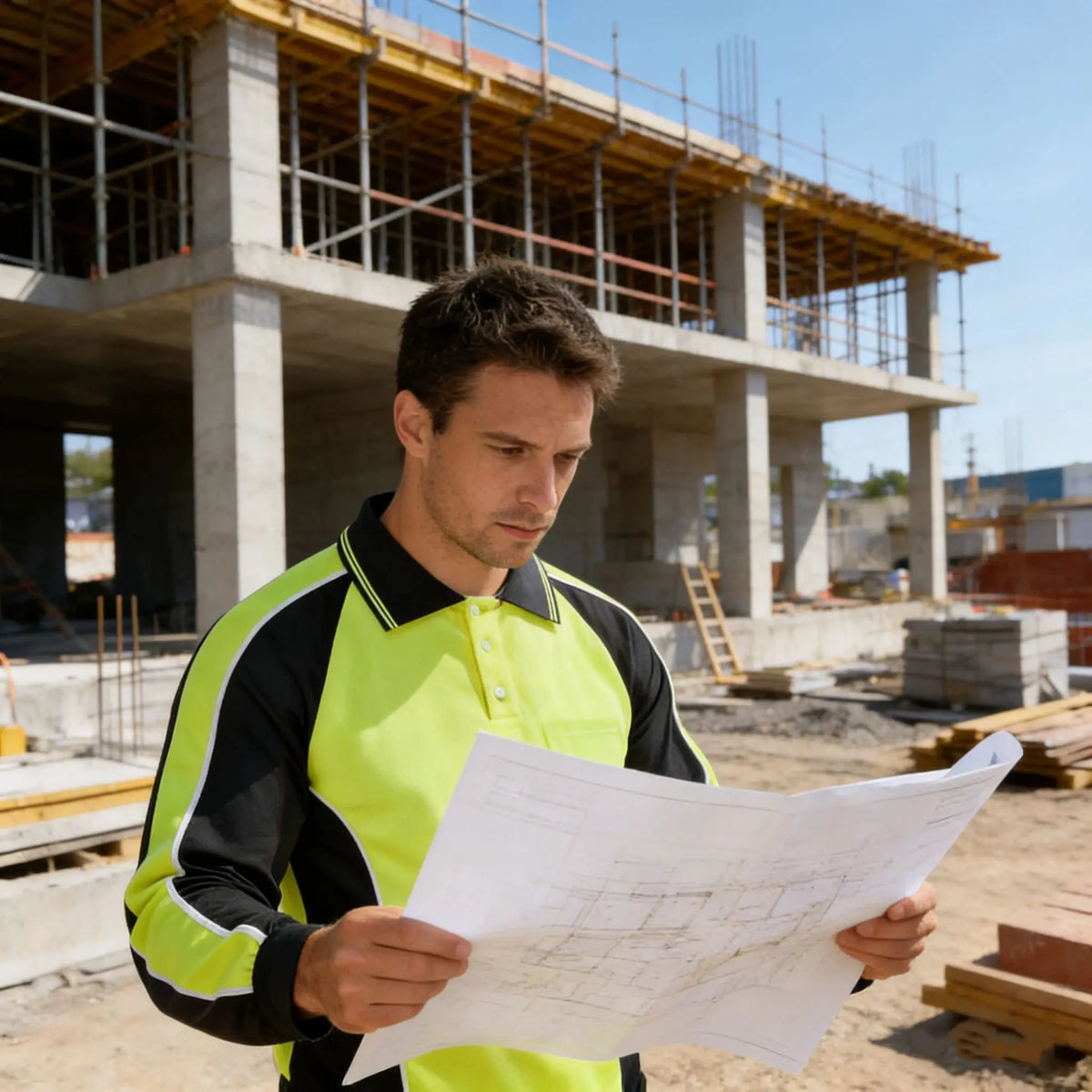 SMASYS Outdoor Long Sleeve Safety Polo Shirts High Visibility Reflective Shirt SMASYS Store