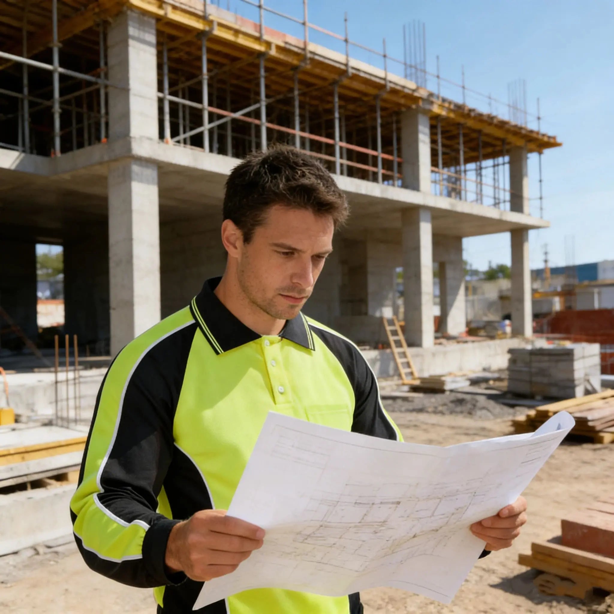 SMASYS Outdoor Long Sleeve Safety Polo Shirts High Visibility Reflective Shirt SMASYS Store