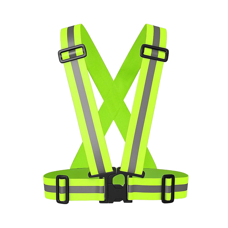 Ceinture de course réfléchissante réglable et légère SMASYS pour cyclisme haute visibilité