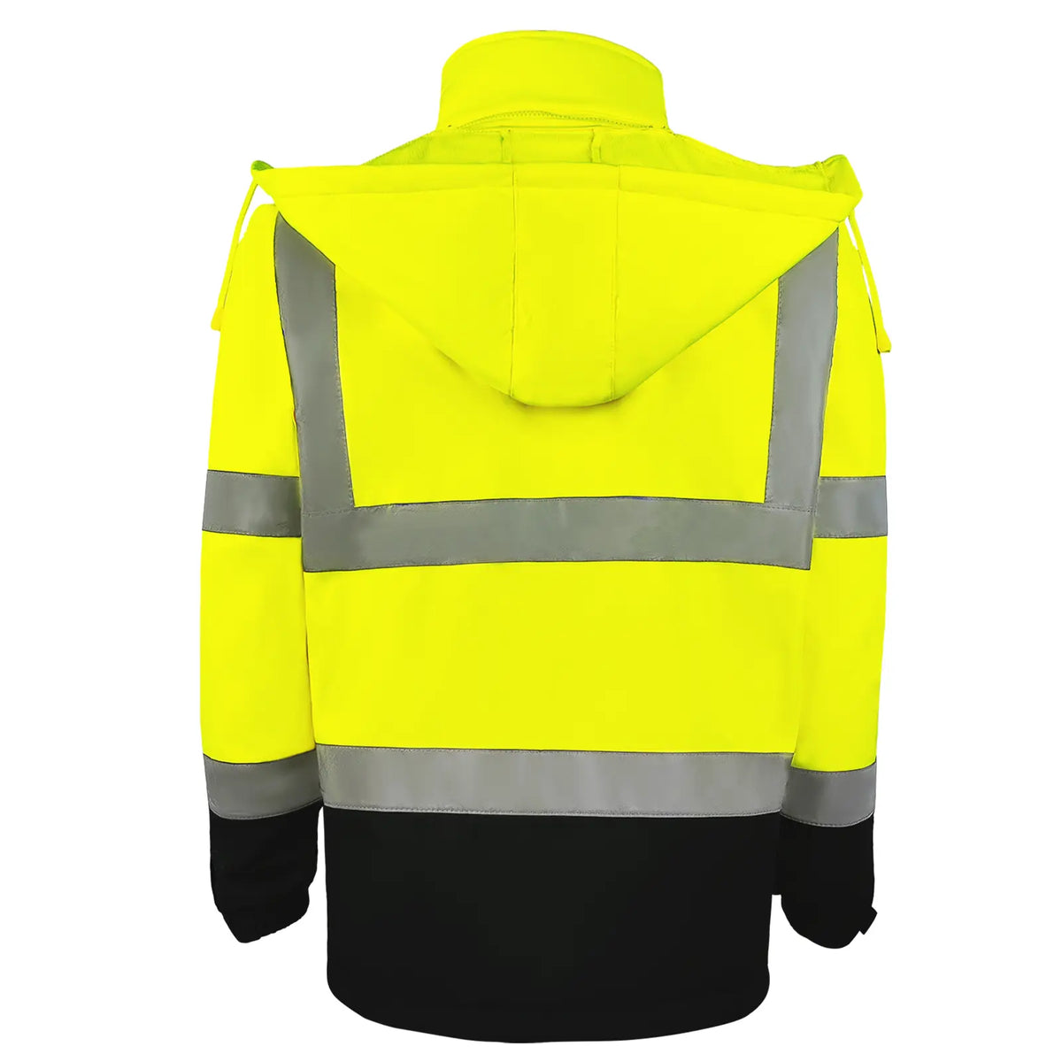 SMASYS Safety Reflective Stripe Softshell Hi Vis Jacket, ANSI SMASYS Safety Reflective Stripe Softshell Hi Vis Jacket, ANSI