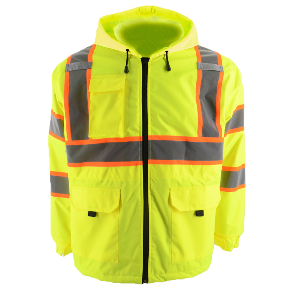 Veste de sécurité haute visibilité SMASYS, veste d'hiver réfléchissante pour femme