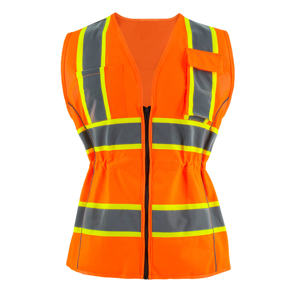 SMASYS Safety Vest Reflective for Women, High Visibility Construction Vest