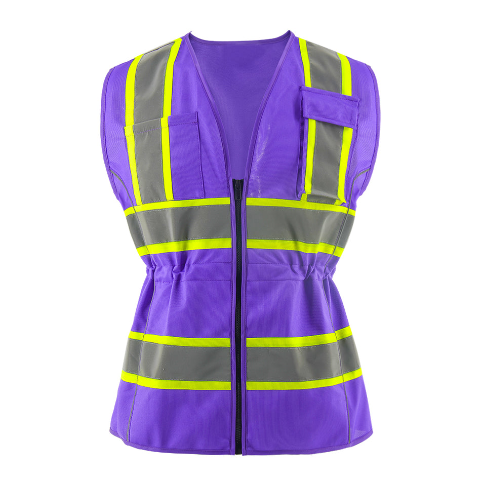 SMASYS Safety Vest Reflective for Women, High Visibility Construction Vest