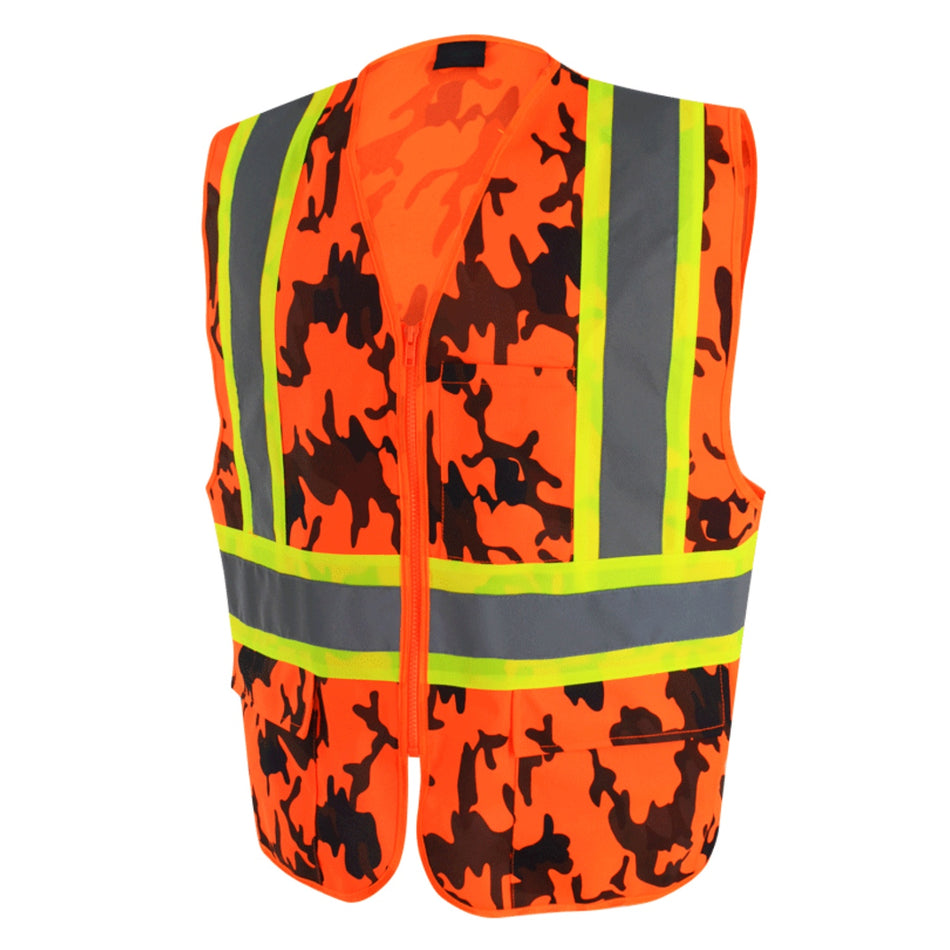 SMASYS Camouflage Safety Vest, Hunting Vest with Multi Pockets
