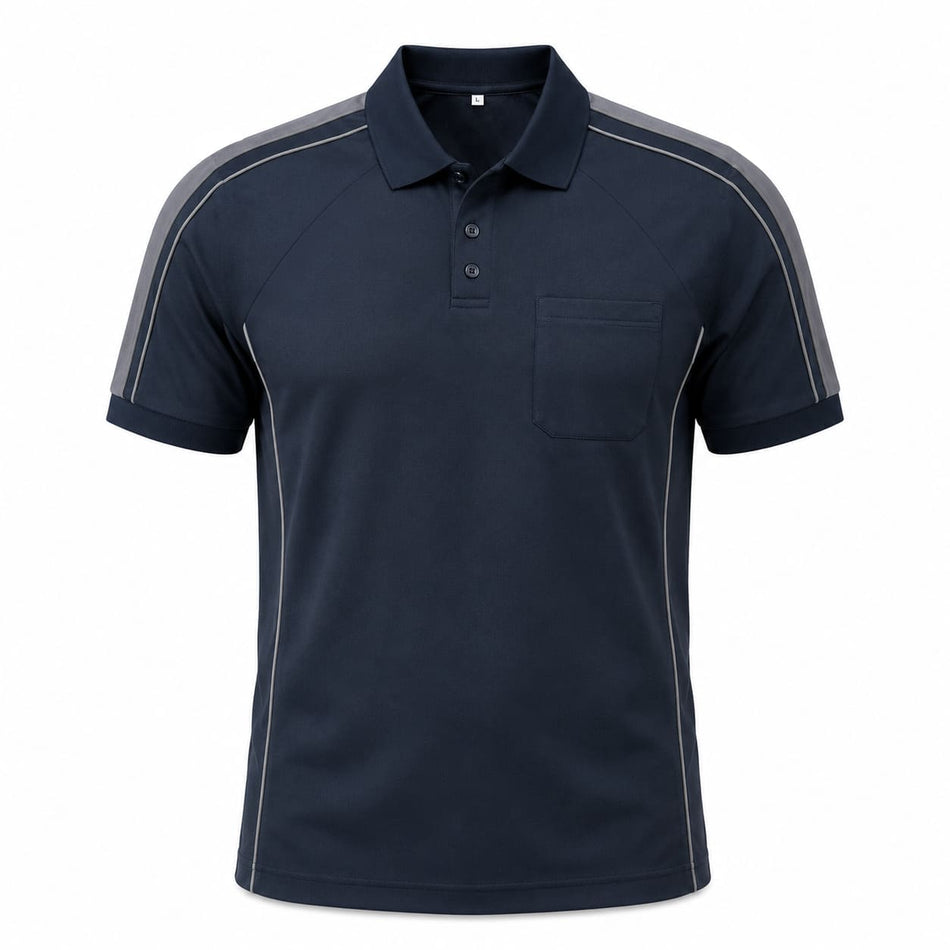 SMASYS Safety Polo Shirts High Visibility Reflective Construction Shirts