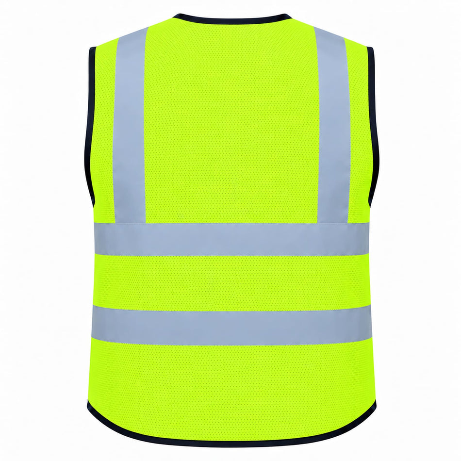 SMASYS Reflective Safety Vest, High Visibility Class 2 Mesh Vest with Pockets