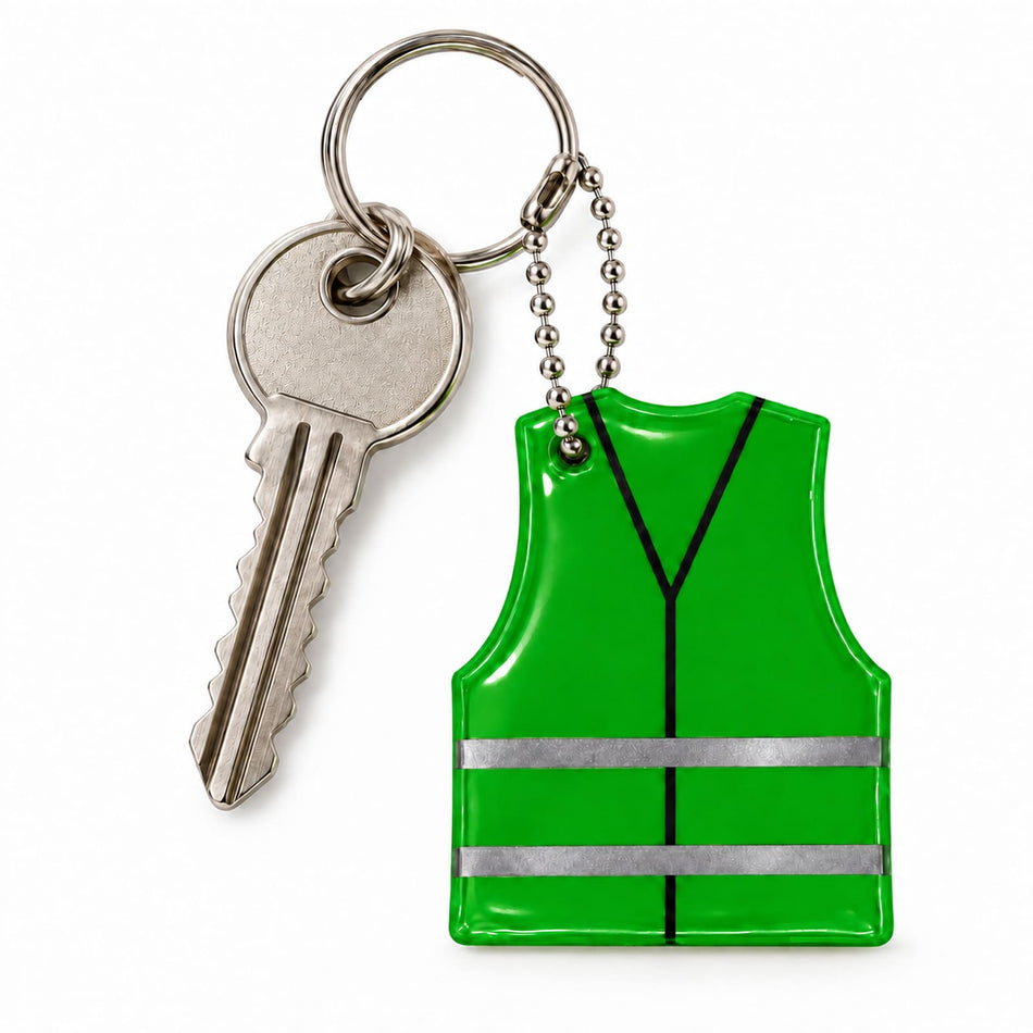 SMASYS Vest Shape Reflective Keychain Tags