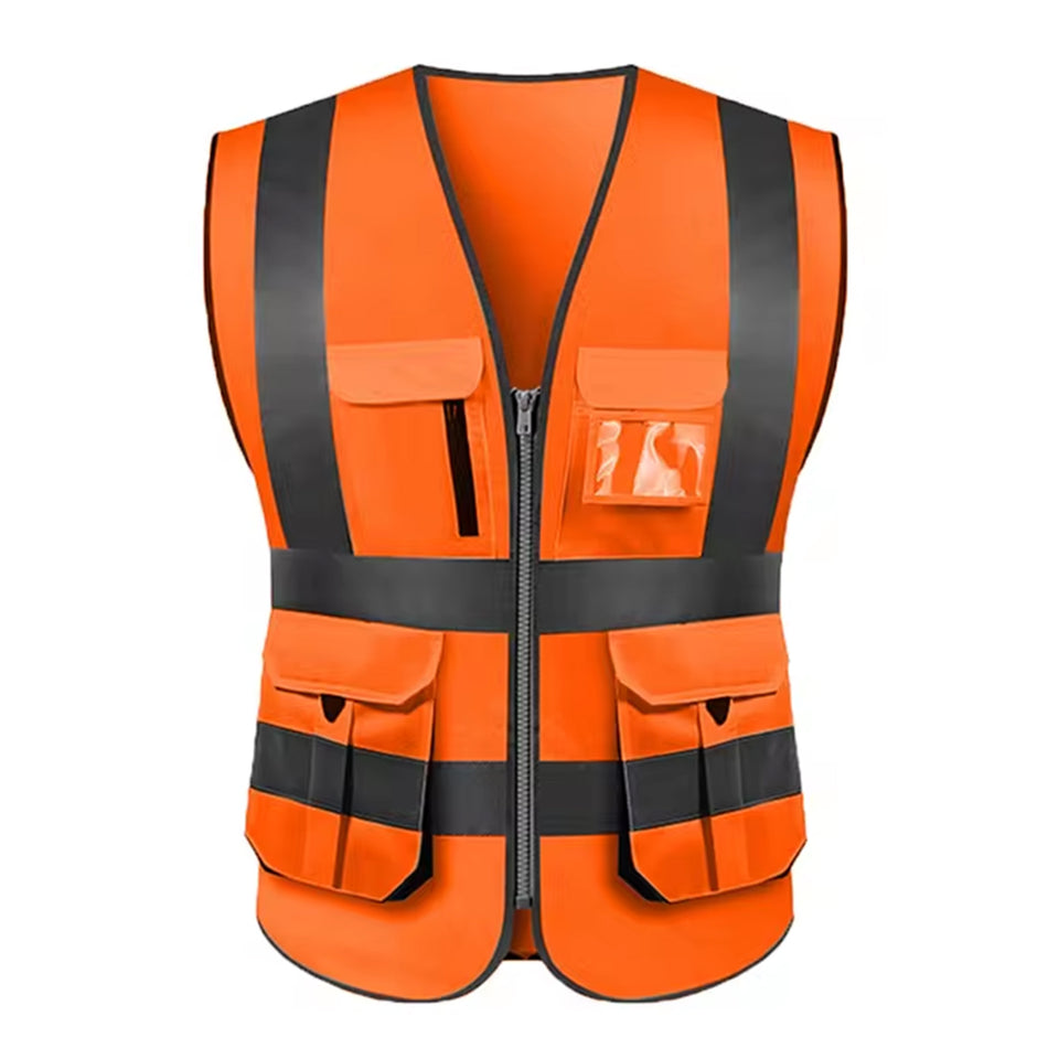 SMASYS Multi Pockets Reflective Vest Safety Clothing