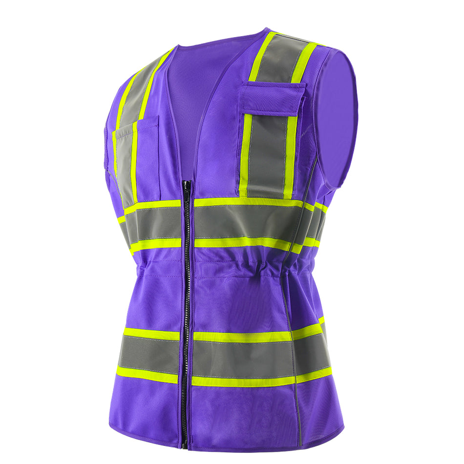 SMASYS Safety Vest Reflective for Women, High Visibility Construction Vest