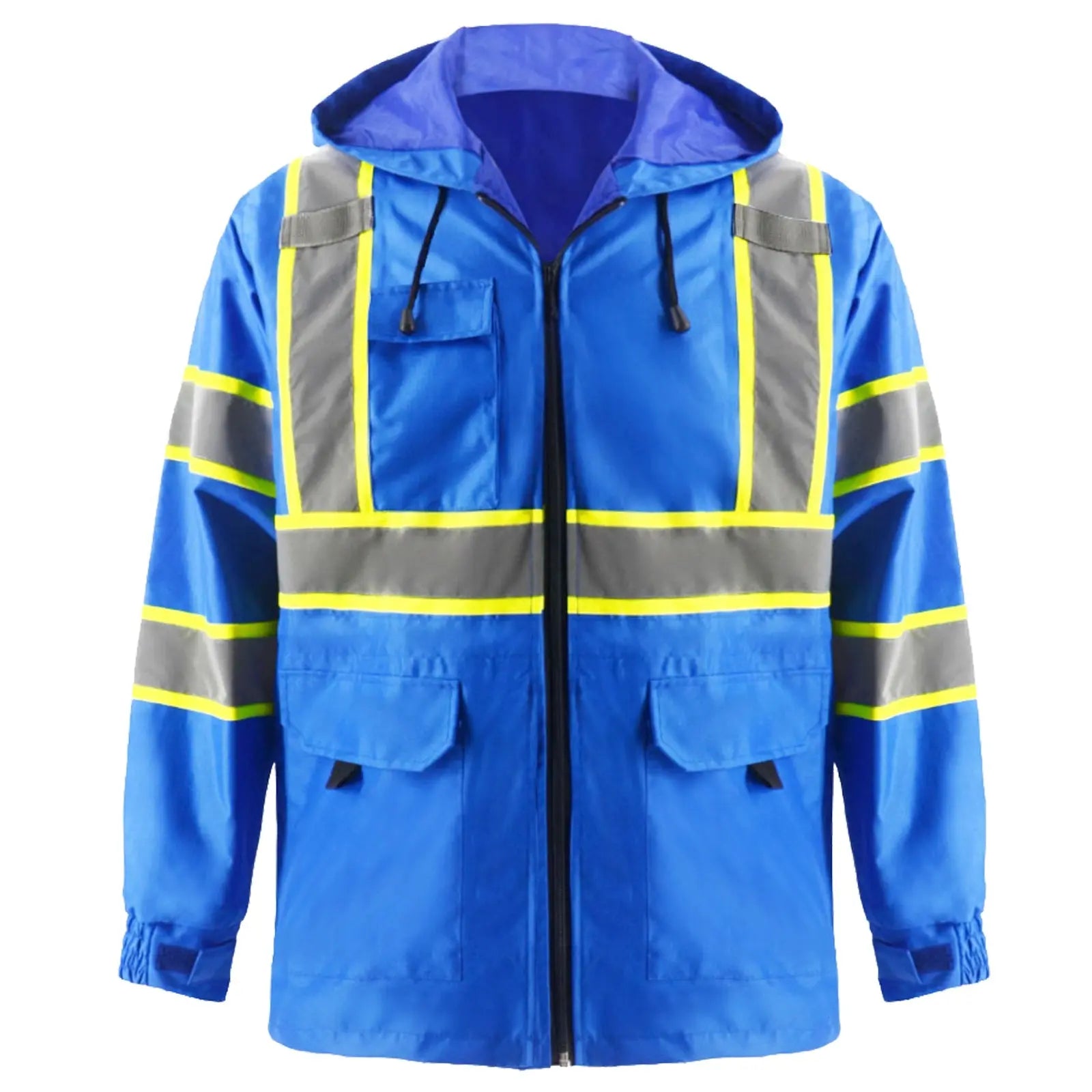 SMASYS High Visibility Safety Jacket, Weatherproof Reflective