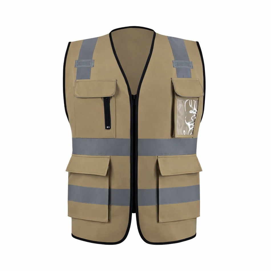 SMASYS High Visibility Multifunctional Reflective Safety Vest with Pockets