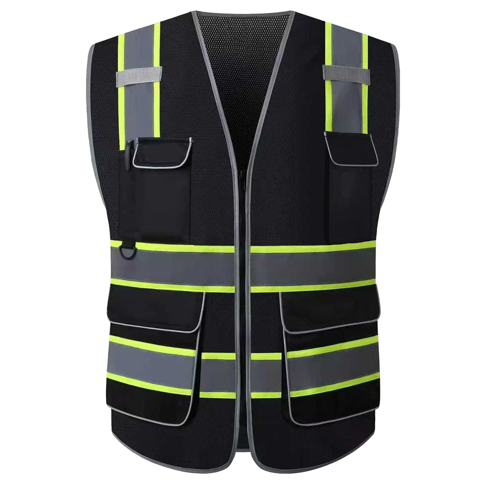 SMASYS Multi Pockets High Visibility Reflective Safety Vest
