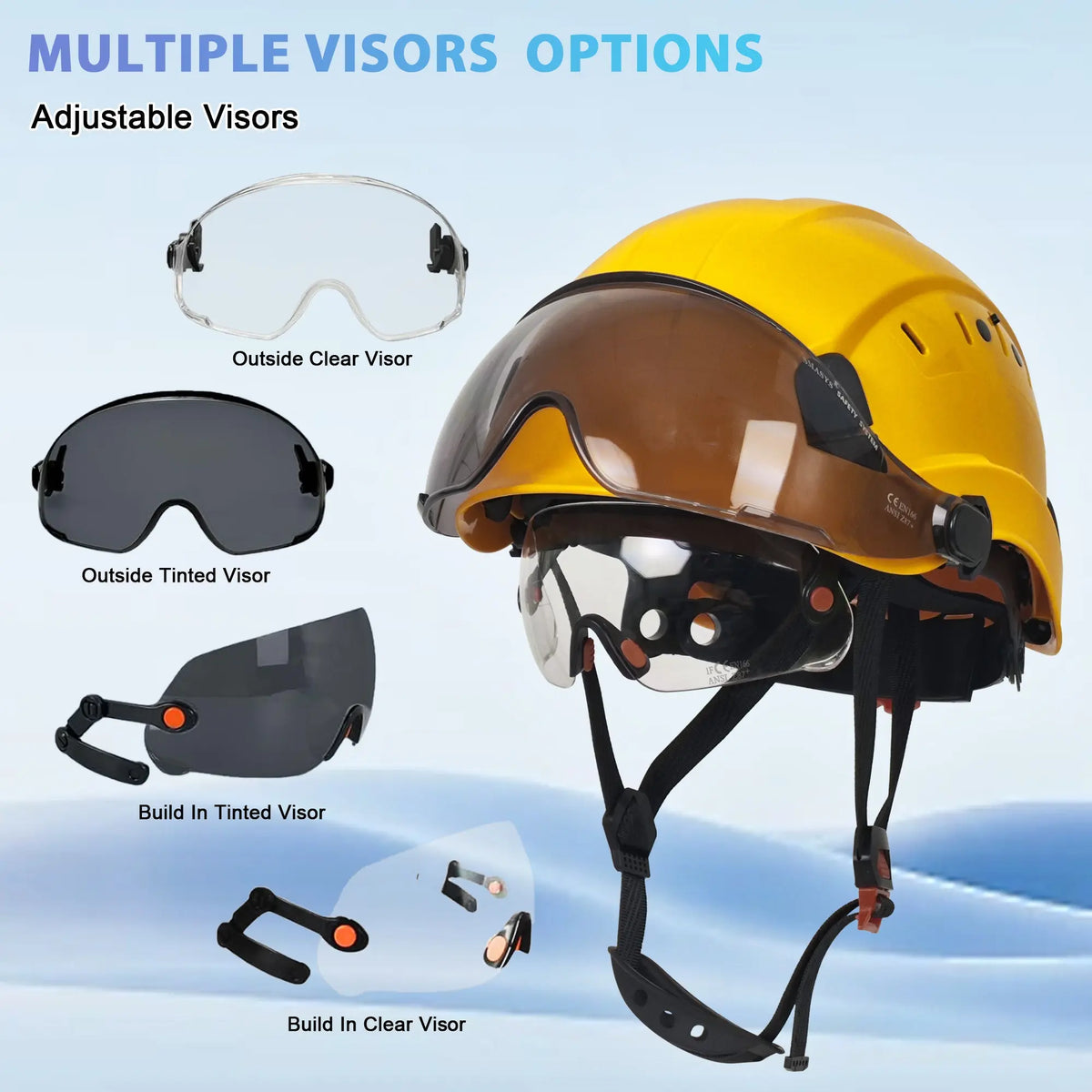 ansi approved bike helmets SMASYS Safety Hard Hat with Visor, Adjustable Construction Helmet, Hard Hat Safety Helmet with Chin Strap and 2 Sweatbands – SMASYS Store