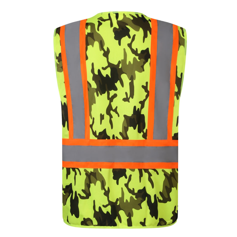 SMASYS Camouflage Safety Vest, Hunting Vest with Multi Pockets
