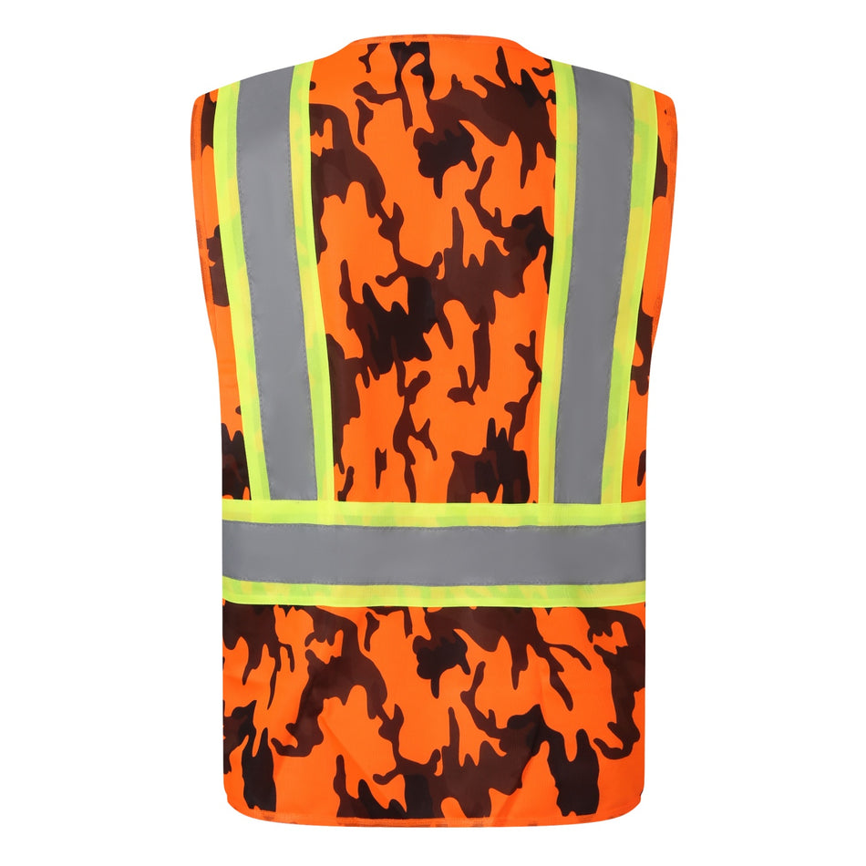 SMASYS Camouflage Safety Vest, Hunting Vest with Multi Pockets