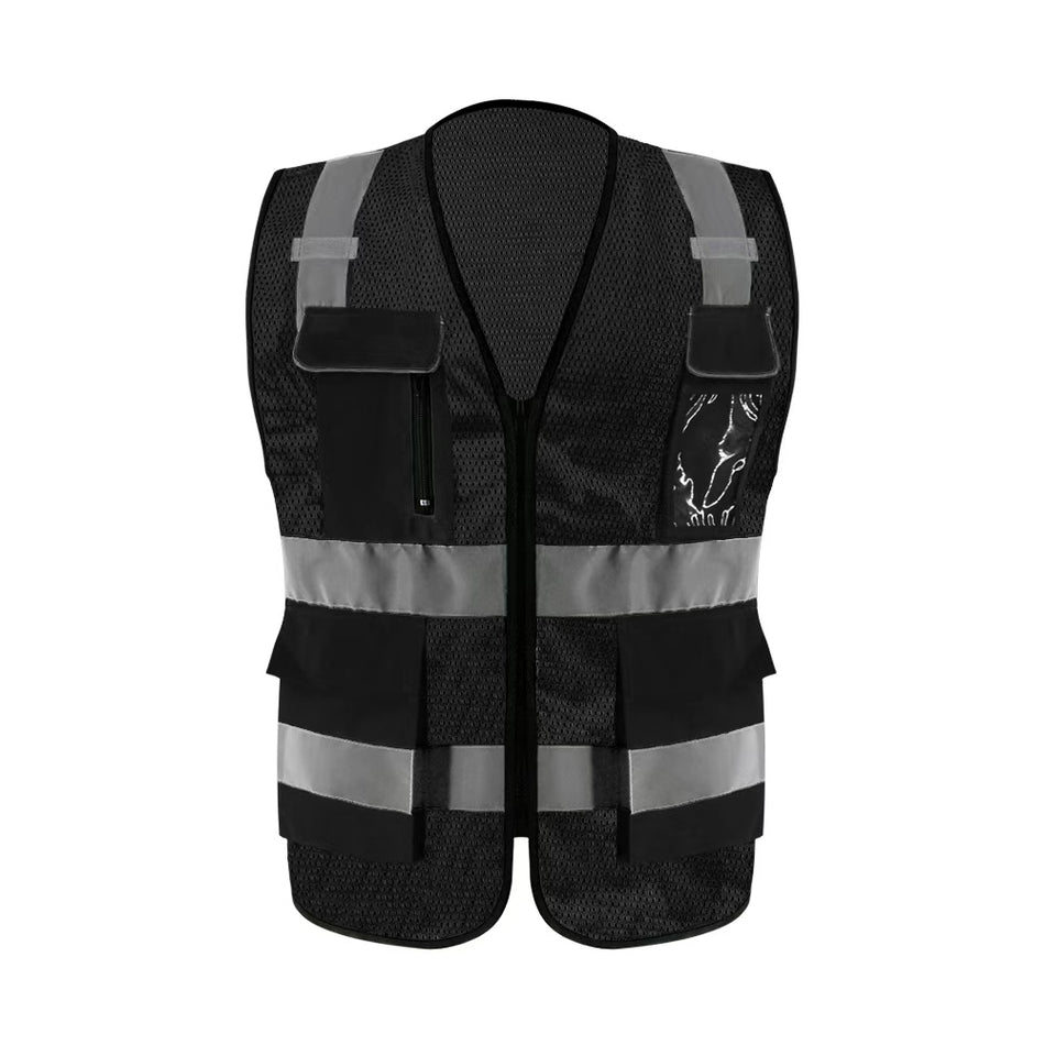 SMASYS High Visibility Multifunctional Reflective Safety Vest with Pockets