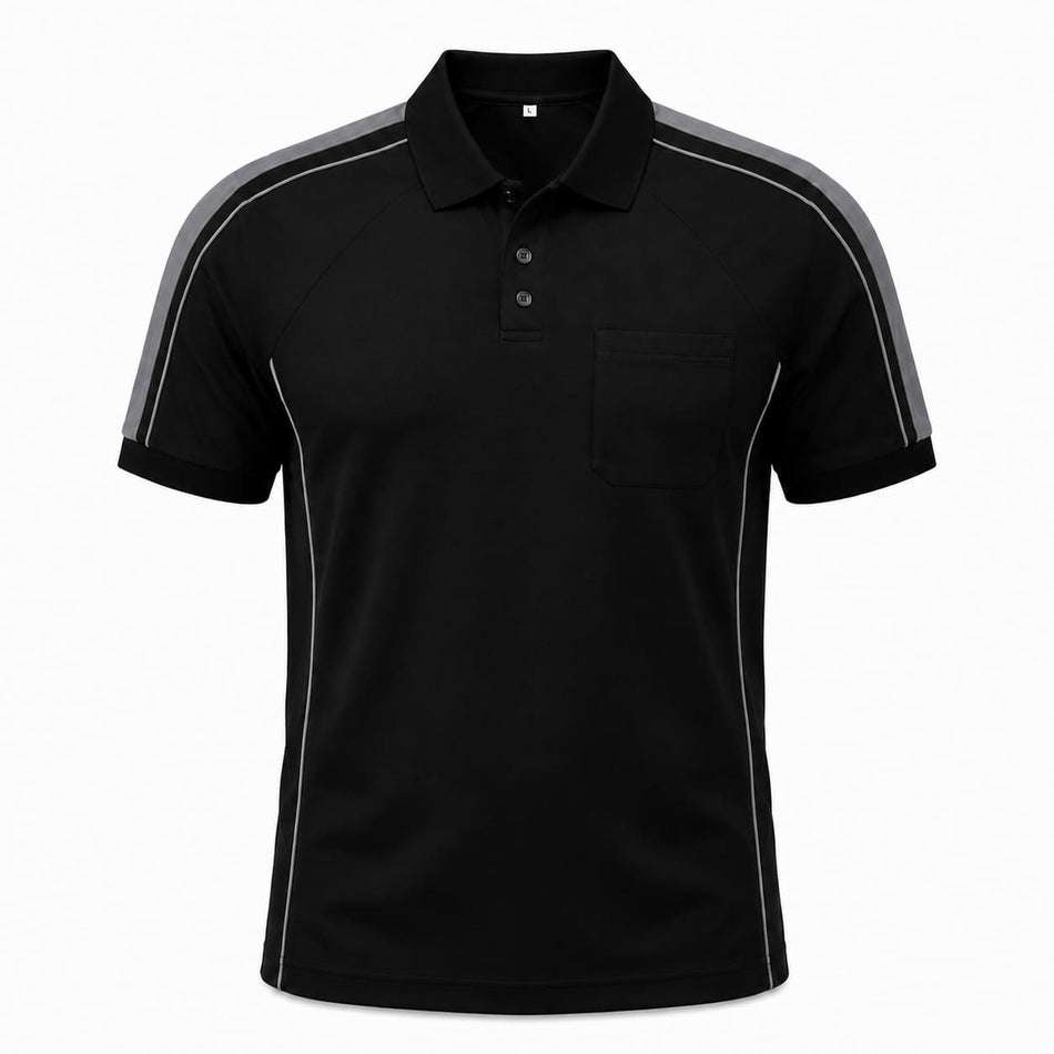 SMASYS Safety Polo Shirts High Visibility Reflective Construction Shirts