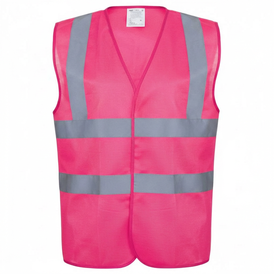 SMASYS Arbeitskleidung für Bauarbeiter, reflektierende Sicherheitsweste aus Strick