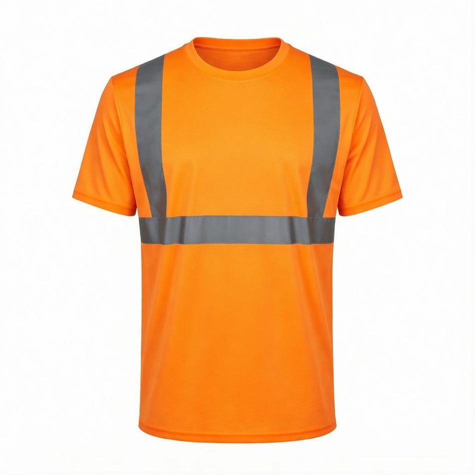 SMASYS High Neck High Vis Reflective Safety Shirt