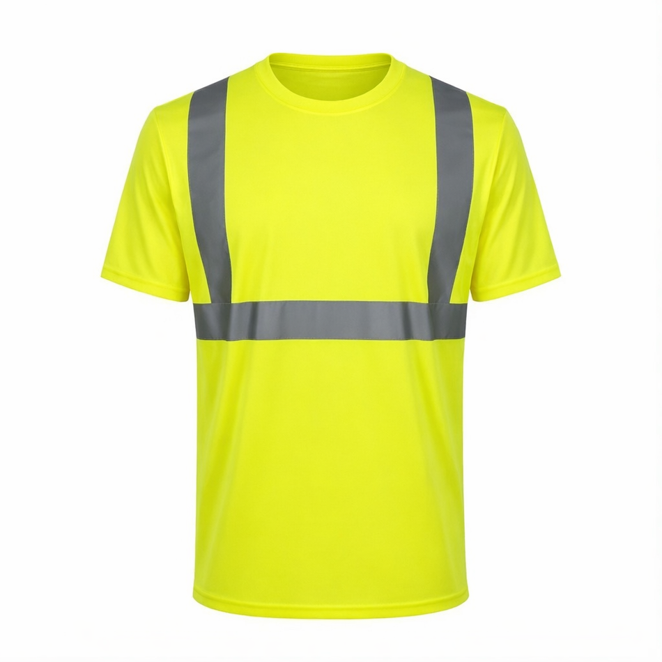 SMASYS High Neck High Vis Reflective Safety Shirt