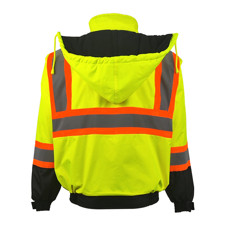 SMASYS Waterproof Safety Jacket Hi Vis Reflective Jacket