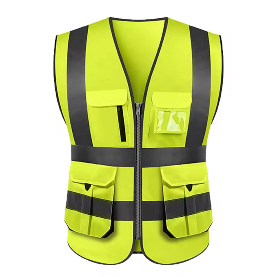 SMASYS Multi Pockets Reflective Vest Safety Clothing
