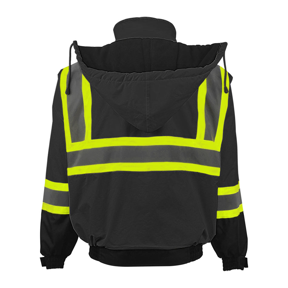 SMASYS Waterproof Safety Jacket Hi Vis Reflective Jacket