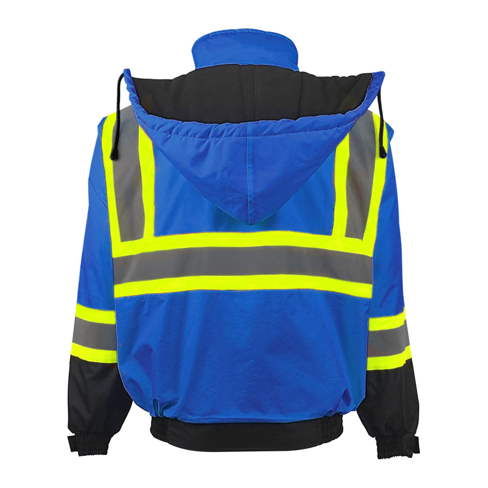 Veste de sécurité imperméable SMASYS, veste réfléchissante haute visibilité