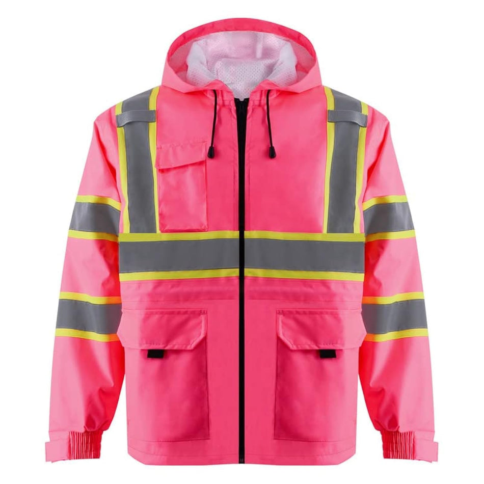 SMASYS High Visibility Safety Jacket, Reflective Winter Jacket for Women