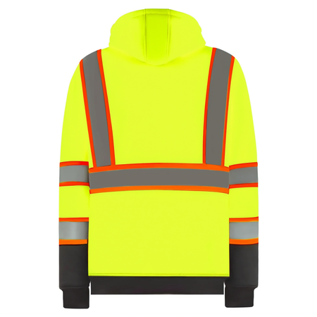 SMASYS Reflective Hoodie, Black Safety Sweatshirt with Hood SMASYS Store