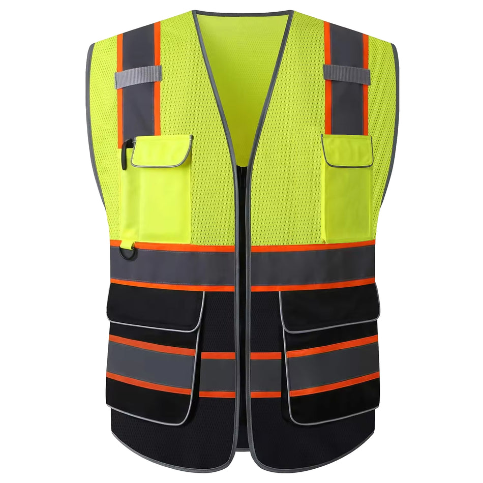SMASYS Multi Pockets High Visibility Reflective Safety Vest