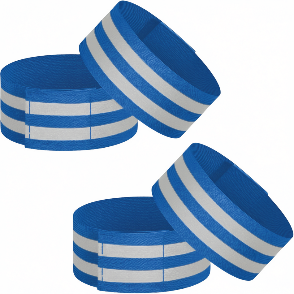 Banda elástica reflectante para brazo SMASYS de alta visibilidad para correr y andar en bicicleta