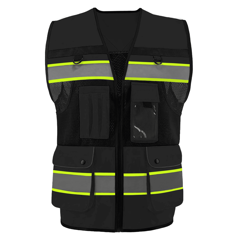 SMASYS High Visibility Reflective Vest,  Safety Vest with 7 Pockets SMASYS Store