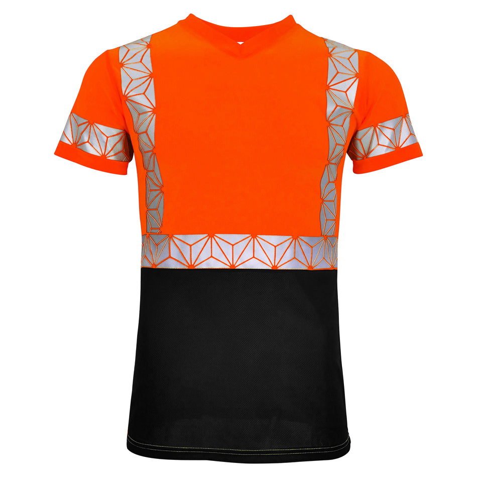SMASYS High Visibility Safety Reflective T-Shirt for Women